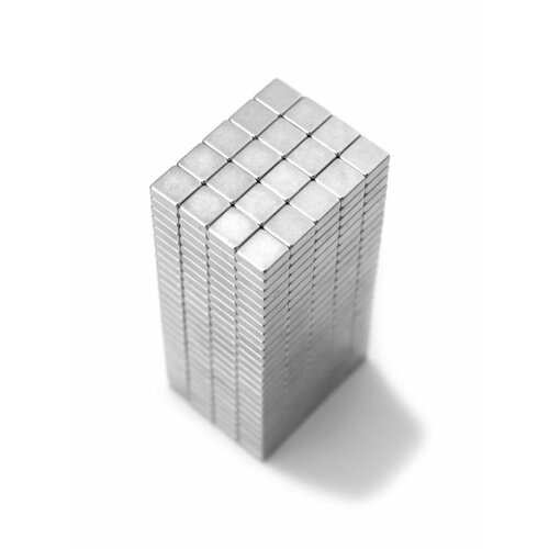 Неодимовые магниты 10х10х3 мм, прямоугольники, 30 шт