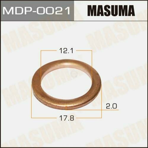 Шайбы для форсунок mdp-0021 (медн.) 12 1х17 8х2 (уп. 20шт.) Masuma MDP-0021
