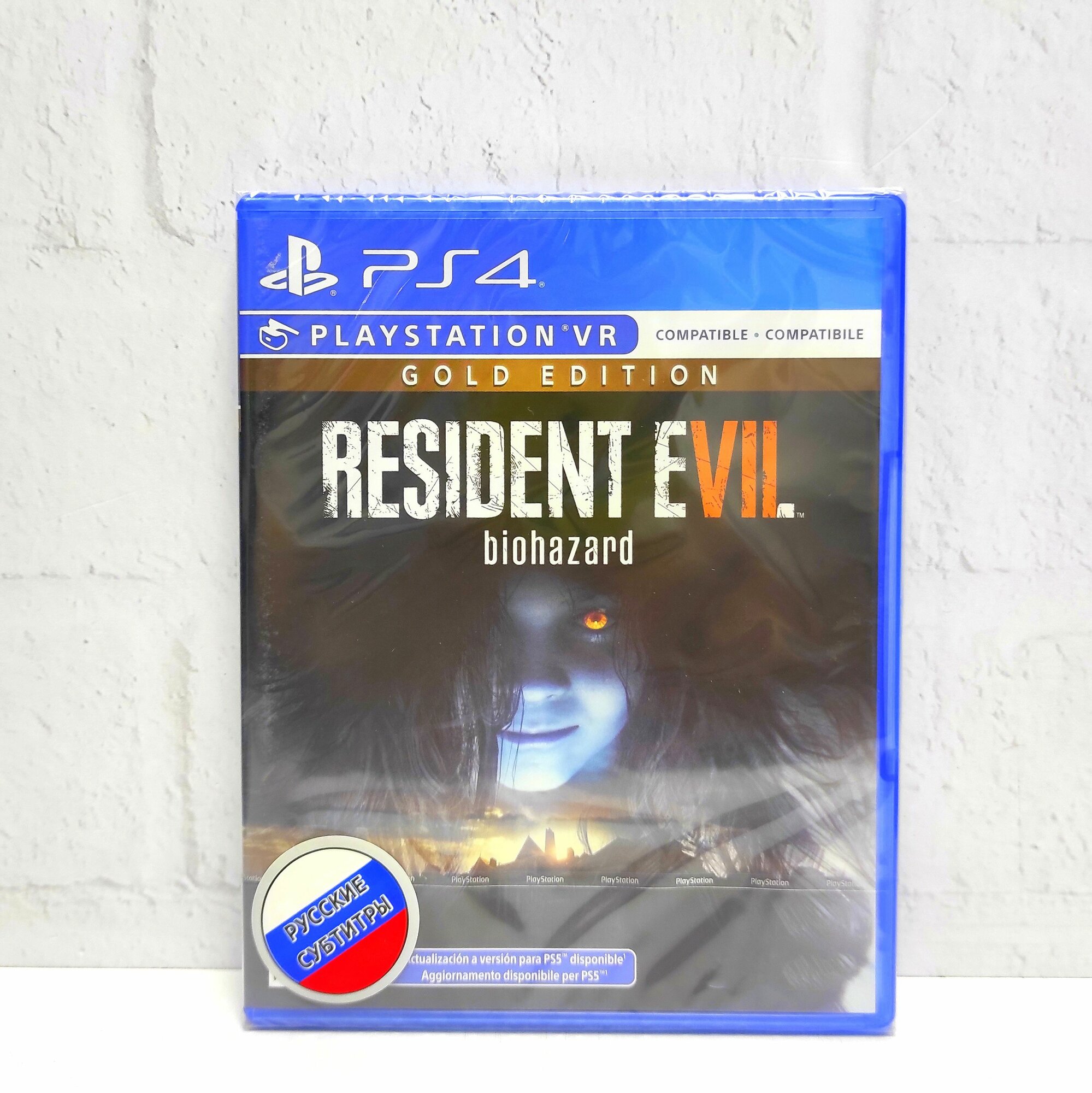 Resident Evil 7 Biohazard Gold Edition Русские субтитры Видеоигра на диске PS4 / PS5