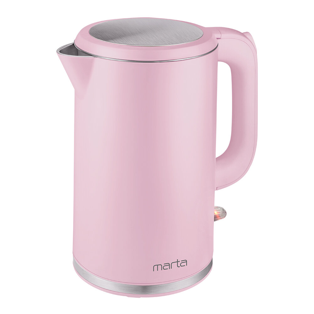 фото MARTA MT-4556 дымчатый кварц чайник металлический