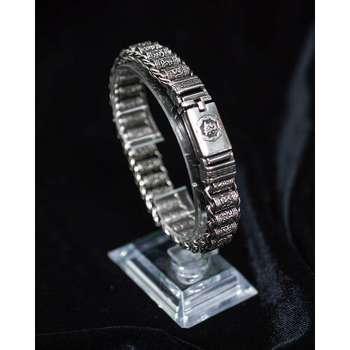 Браслет, 1 шт., размер 22 см, серебристый