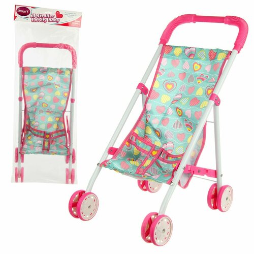 Коляска прогулочная для кукол, металлическая, Amico