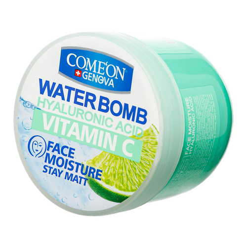 Крем-гель COME'ON для кожи лица с гиалуроновой кислотой и витамином C Water Bomb 200 г 1 шт