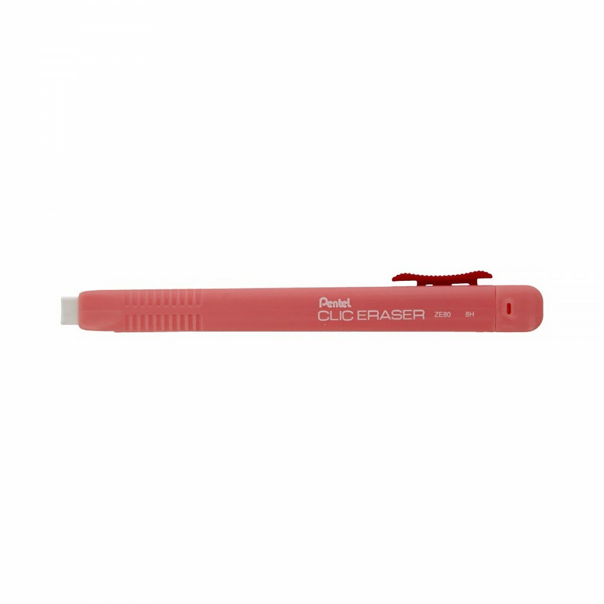 Pentel Ластик-карандаш Clic Eraser 12 шт. ZE80-P розовый корпус