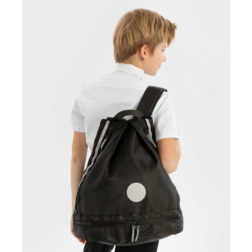 Рюкзак в форме капли черный Button Blue р One size мод 224BBBS21031000 2799₽