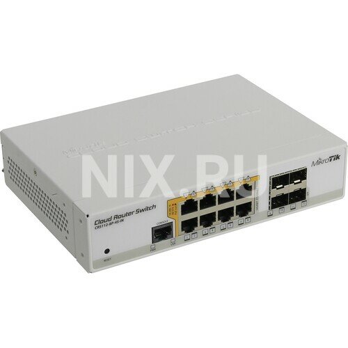 Роутер Mikrotik Cloud Router Switch CRS112-8P-4S-IN