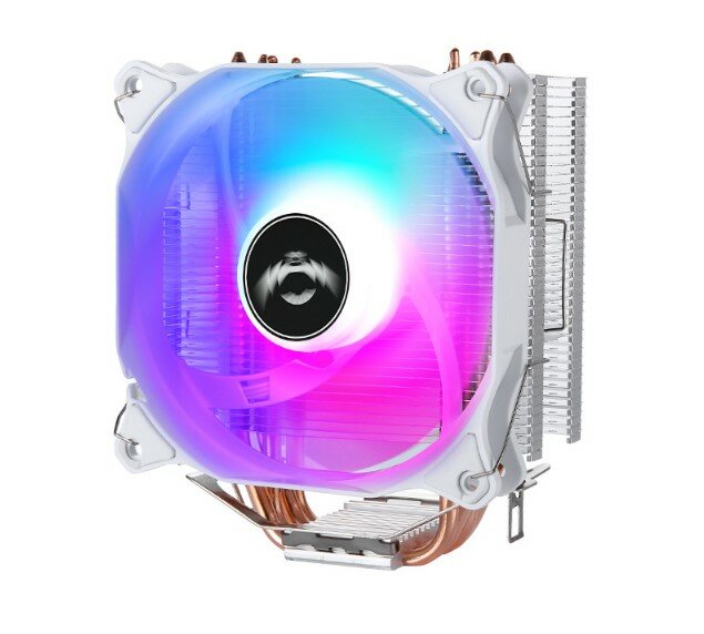 фото Кулер для процессора башенный (4 тепловые трубы) 120 мм for Intel LGA 115X 1366 1700 2011 X79 X99 AMD AM3 AM4 AM5