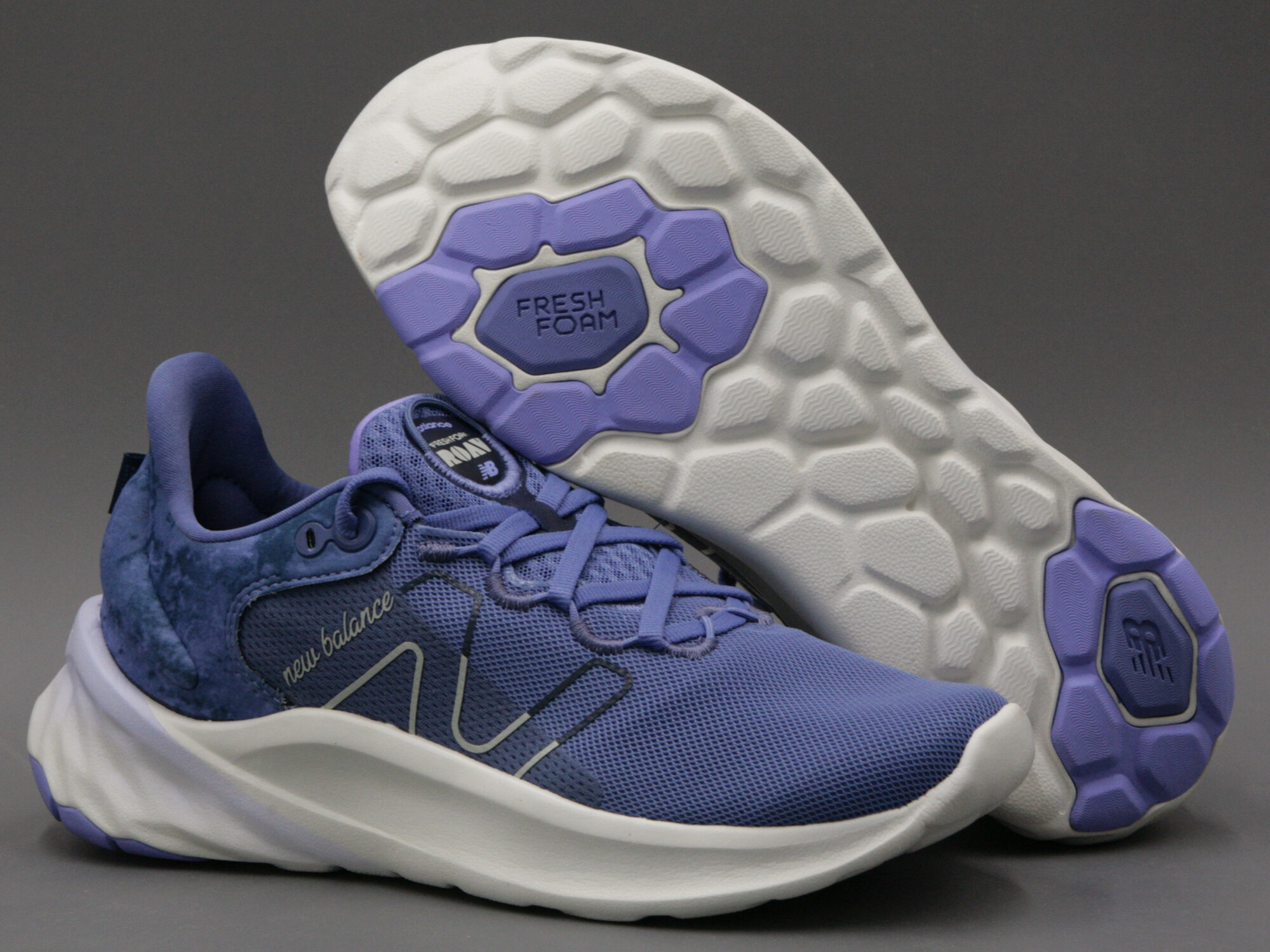 Кроссовки New Balance Fresh Foam Roav v2, полнота D, размер 8,5 US, blue/blue