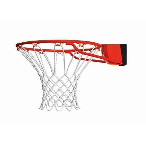 Баскетбольное кольцо в сборе Spalding Pro Slam Rim Красный сетка нейлоновая 45 см 24990₽