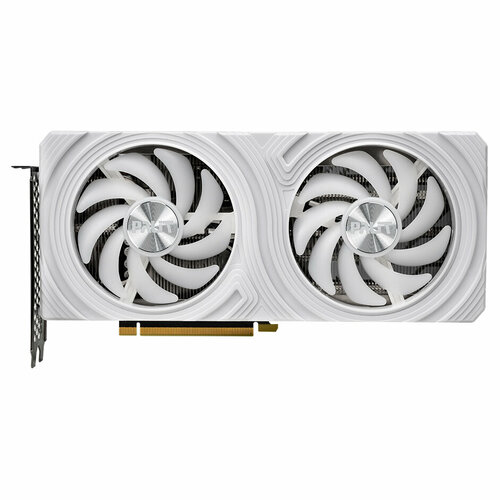 Видеокарта Palit PCI-E 4.0 RTX4060TI DUAL WHITE NVIDIA GeForce RTX 4060TI 8Gb 128bit GDDR6 NE6406T019P1-1048L