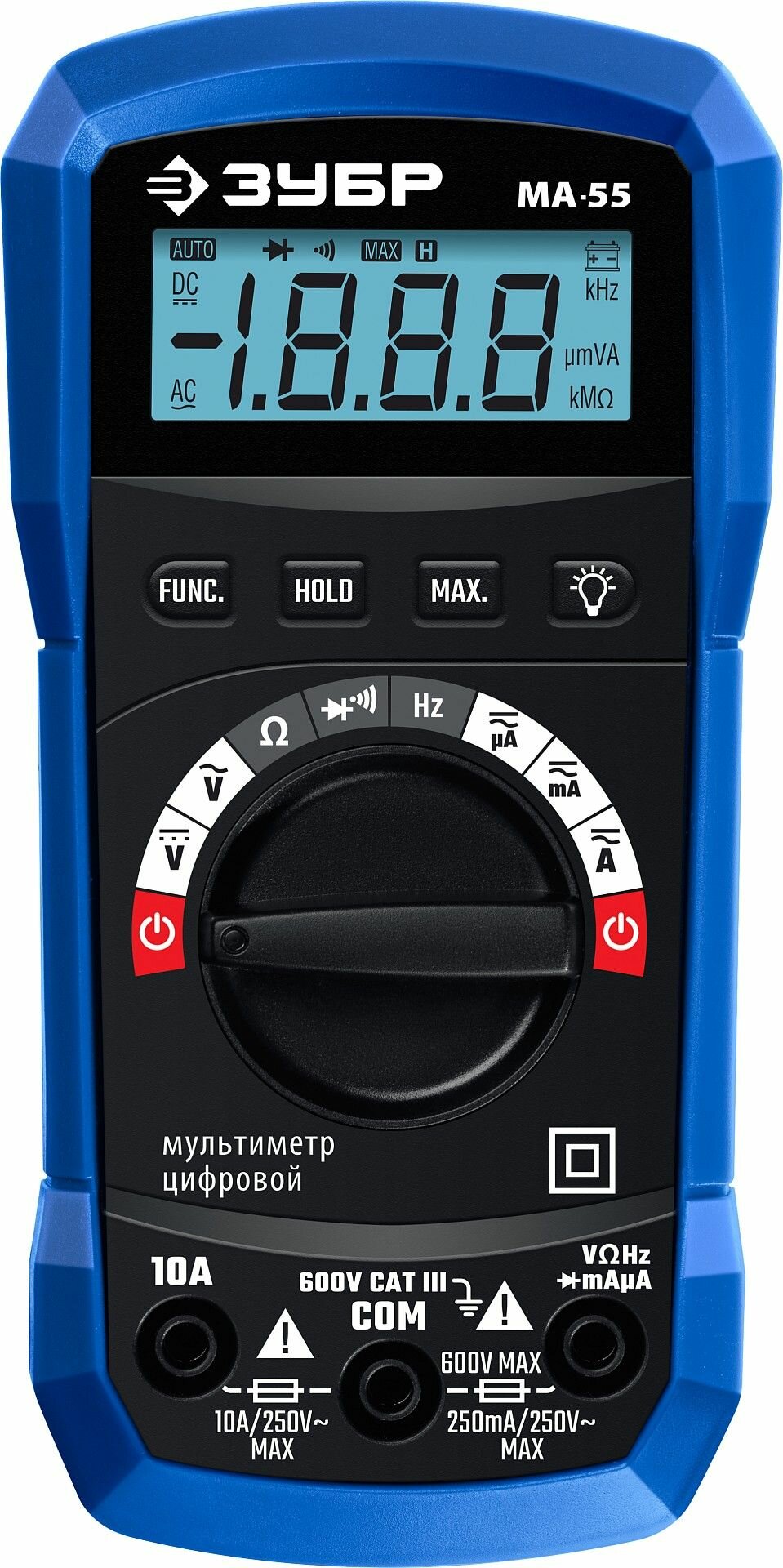 фото ЗУБР МА-55 цифровой мультиметр (59805)