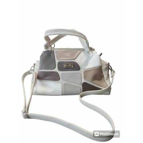 Сумка кросс-боди GERA 1102, фактура гладкая, бежевый