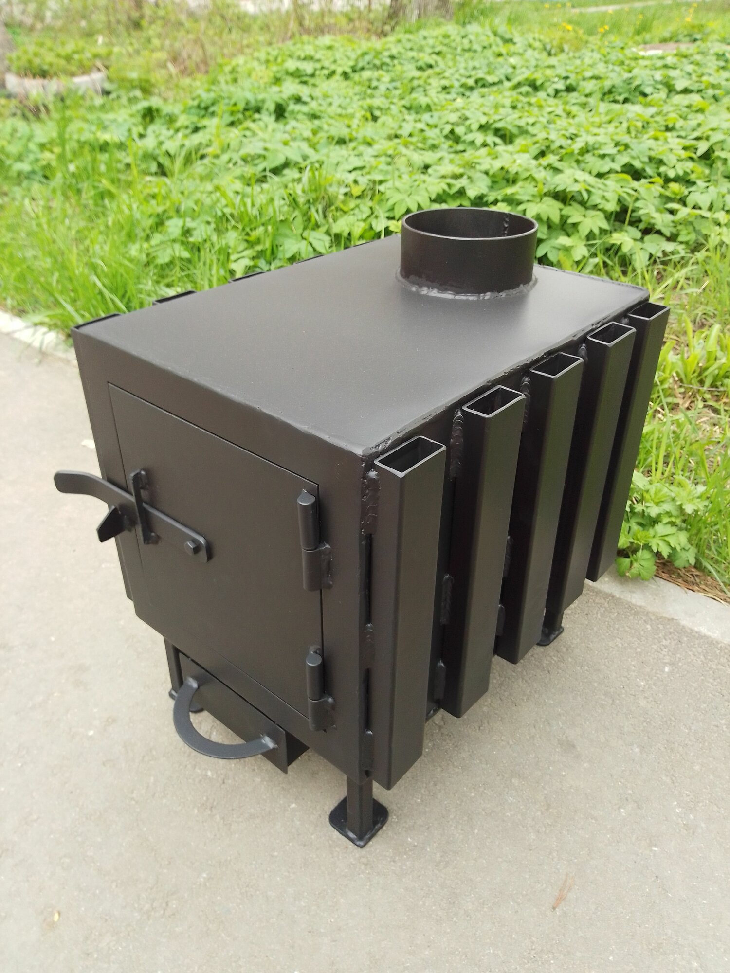 фото Печь отопительная буржуйка 4 мм люкс