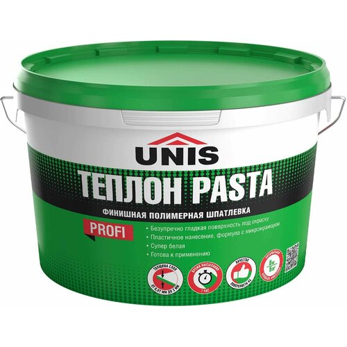 Шпатлевка полимерная финишная Unis Теплон Pasta 5 кг 992₽