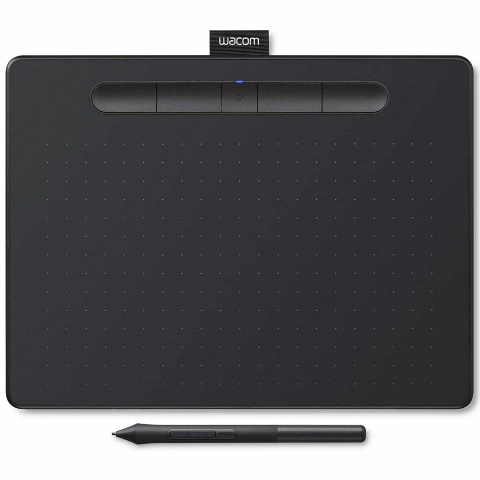 Графический планшет WACOM Intuos M Black (CTL-6100K-B) PI Без ПО