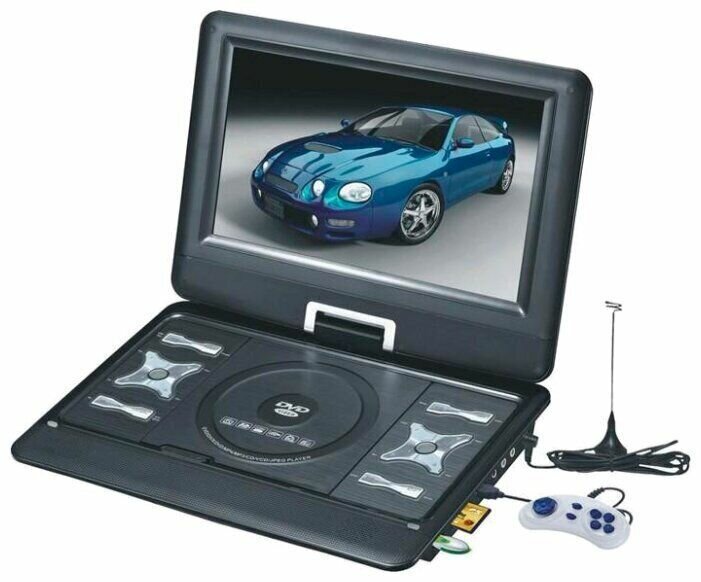 Портативный 3D DVD плеер 10,8 дюйма XPX EA-1028 — фото 1