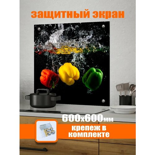 фото Фартук кухонный 600х600х4мм/защитный экран для плиты born to print