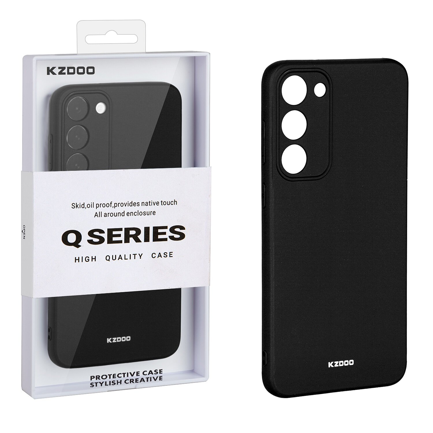 Чехол Samsung S23 Q Series Guardian, черный (IS966346)