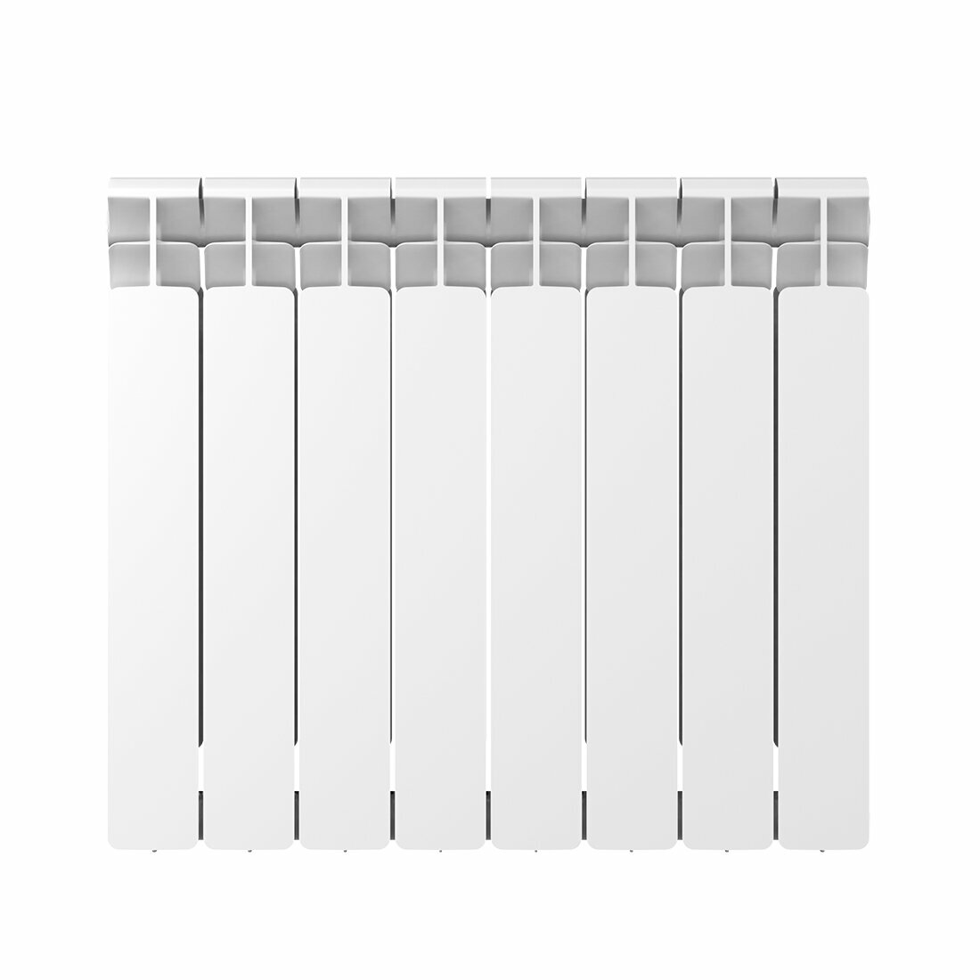 Радиатор RIFAR BASE 500 боковое подключение 8 секций цвет белый
