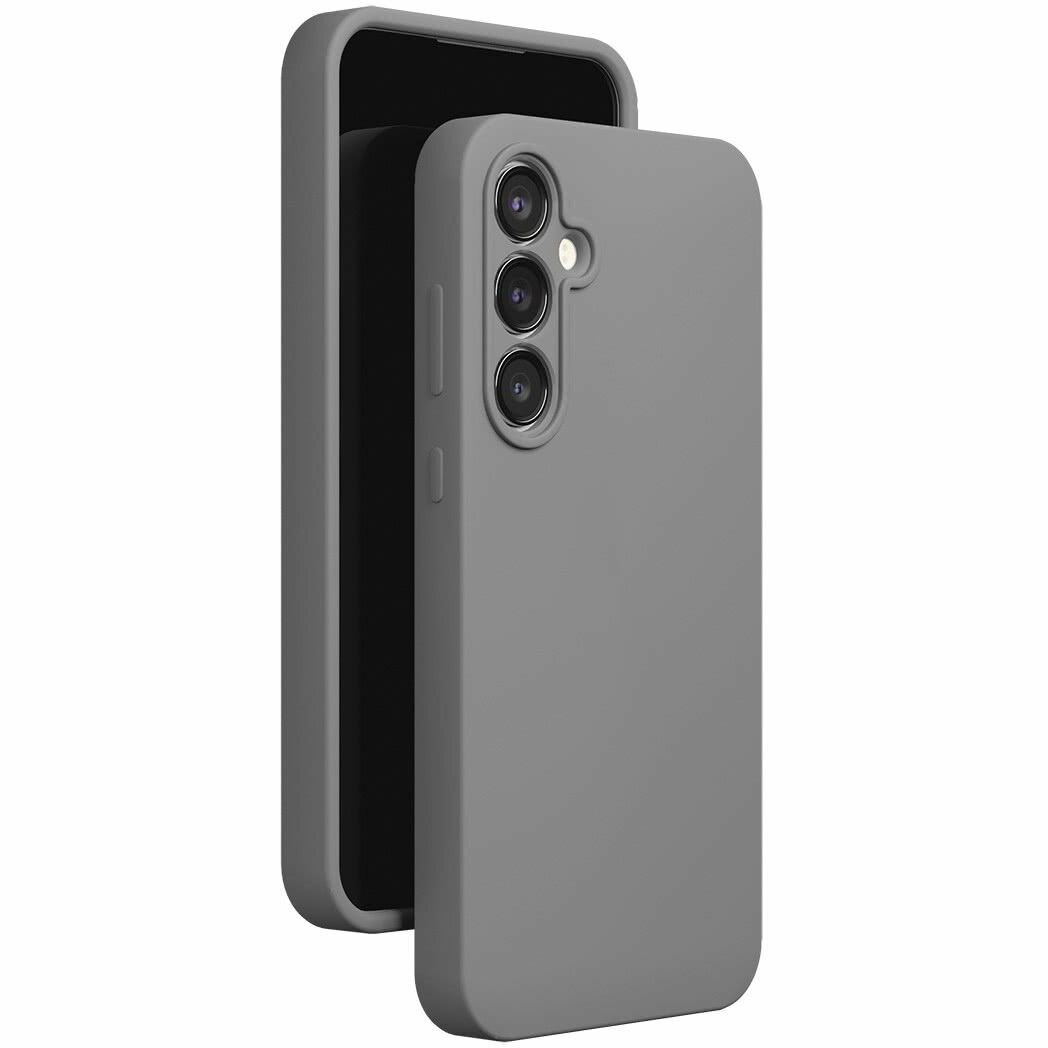 Чехол VLP Aster Case для Galaxy A55, силикон, серый — фото 1