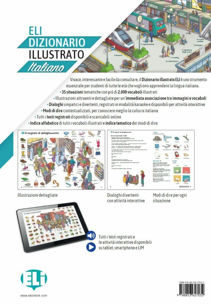 ELI Dizionario Illustrato +eBook (A2-B1) / Иллюстрированный словарь итальянского языка - фото №2