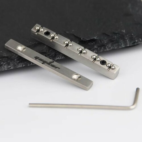 Guyker NUT-LP SUS1 верхний регулируемый порожек для 6-ти струнных гитар Gibson, роликовый (42х5х5мм)