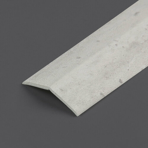 Угол пластиковый универсальный ПВХ ВЕК 3000х45х9 мрамор греческий 600₽