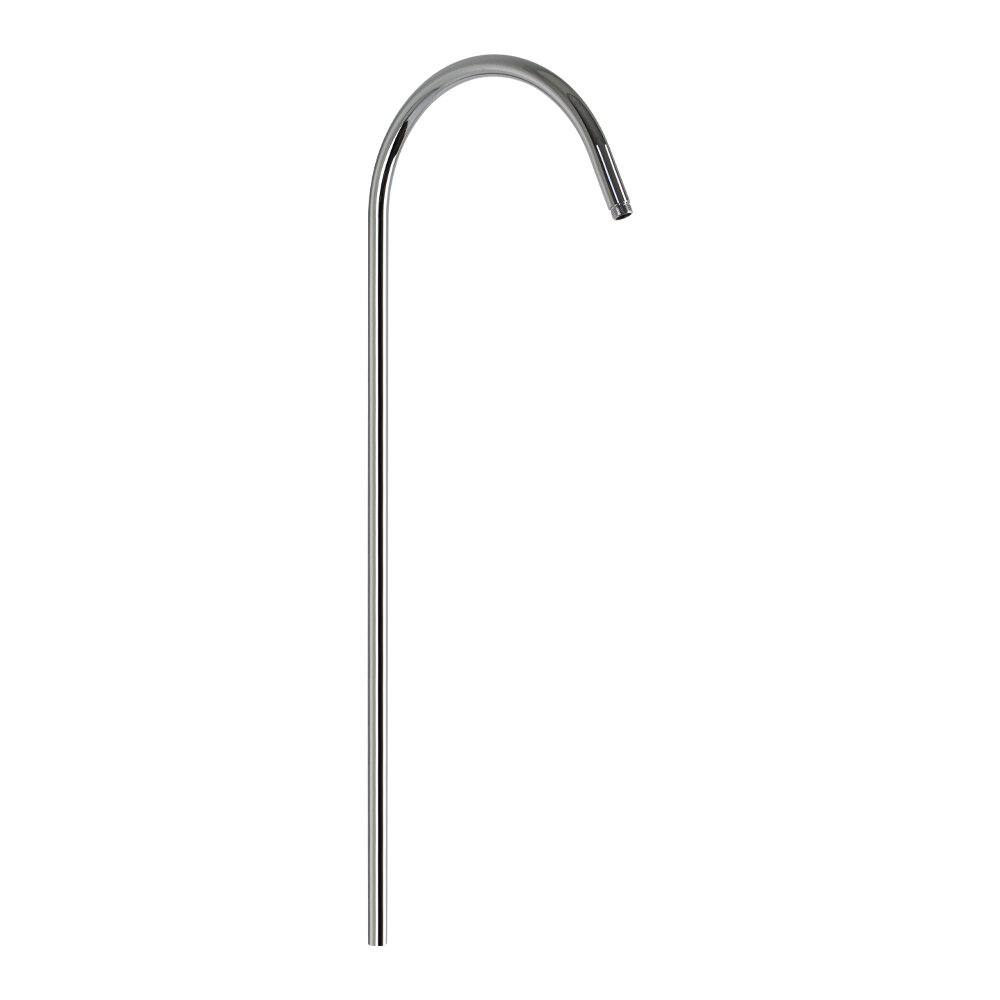 Стойка для тропического душа санакс 3011 хром С - образная из нержавеющей стали