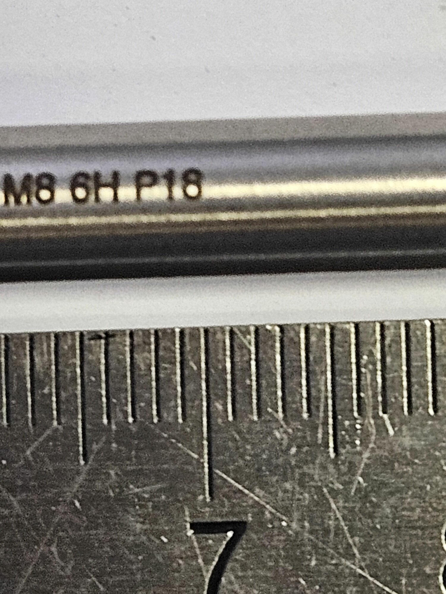 Метчик М8х1,25 Р18 — фото 1