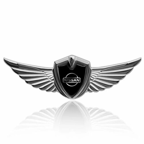 Автоматическая металлическая наклейка с логотипом на переднее и заднее окно наклейки на кузов новые для Nissan Qashqai J10 J11 Juke X-trail T32 Note Almera Teana Серебристый 380₽