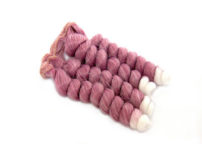 Трессы "Элит" кудри двухцветные для кукол №38 4735Т/5808, длина 38см, ширина 100 см, 1шт