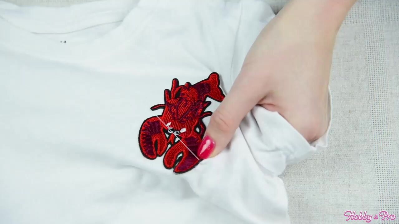 Термоаппликация на одежду Hobby&Pro 'Адамова голова', 6*5 см, полиэстер — фото 1