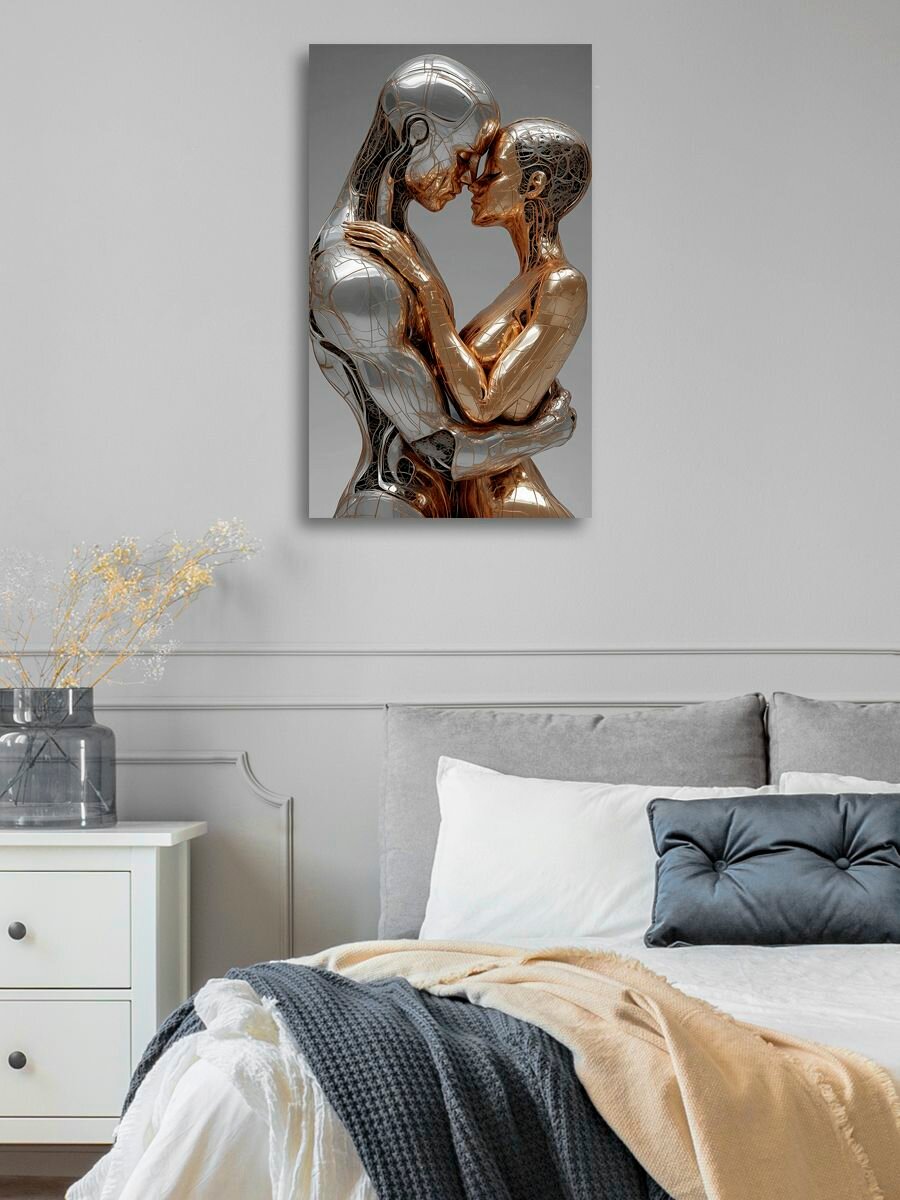 Картина на холсте LOFTime 60х100 Пара золото 2 КБ-1219-60100