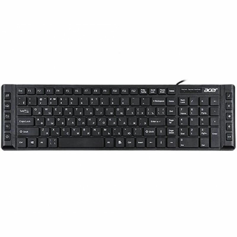 Клавиатура Acer OKW010 мембранная, черный (ZL. KBDEE.002)