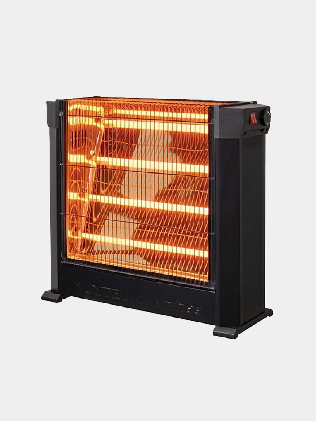 Обогреватель Электрический, спиральный нагревательный элемент, 2400Вт, электронное управление