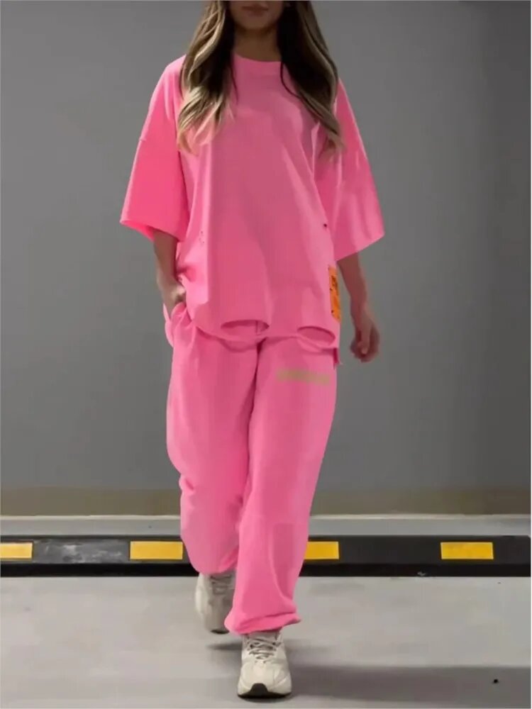 Комплект одежды owner girl, размер XL, розовый,