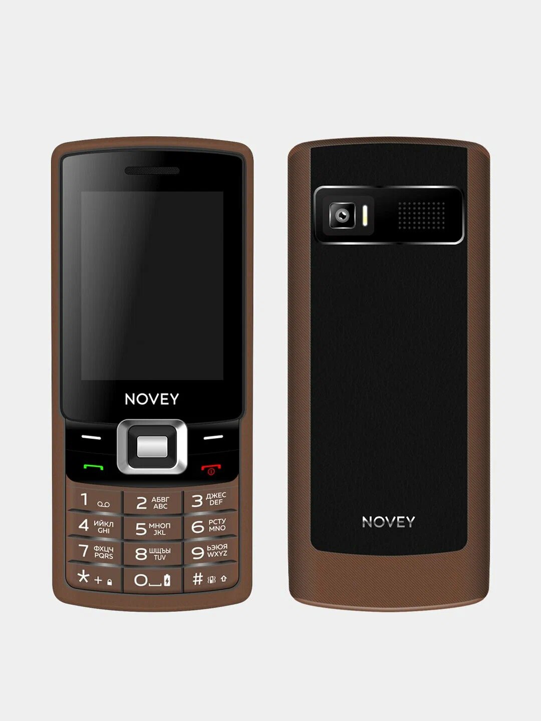 Телефон Novey P30, поддержка 4G и двух SIM, цветной дисплей, FM-радио