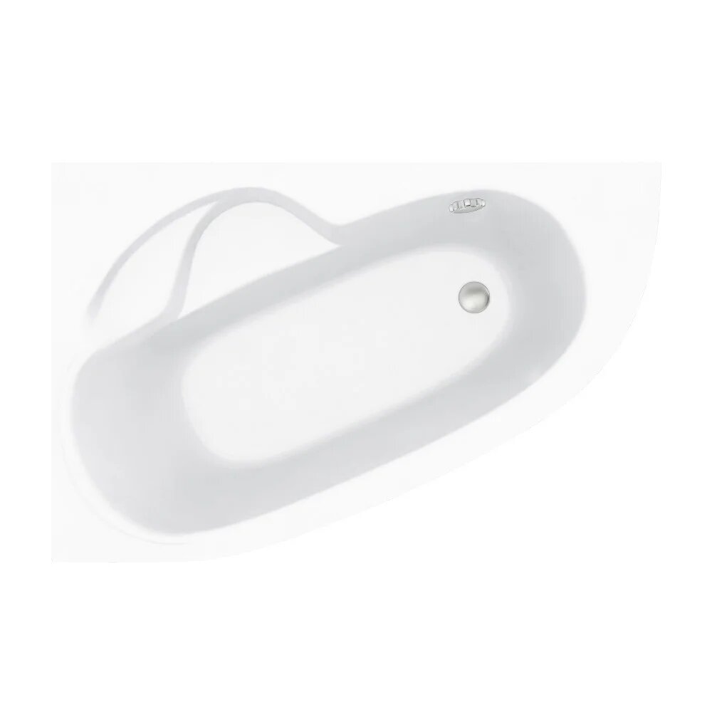 Акриловая ванна Lavinia Boho Bell Pro 3702140L усиленный армированный корпус ванны размер 140х95 см (левый разворот)