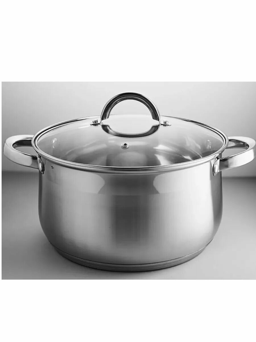 Кастрюля стальная BE-147/2 6,5л + крышка