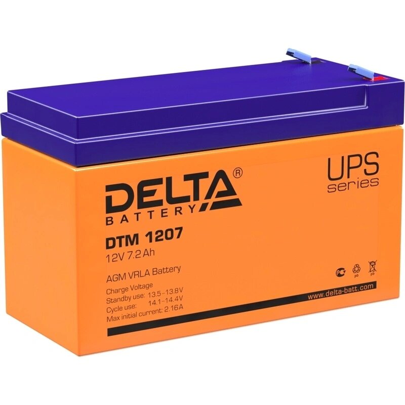 Батарея для ИБП Delta DTM 1207 12 В 7.2 Ач
