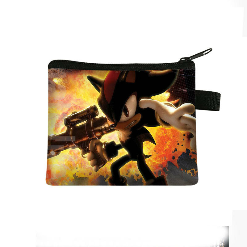 Новый детский кошелек для монет Sonic, периферийные устройства Mario, портативный держатель для карт, сумка для хранения ключей, клатч