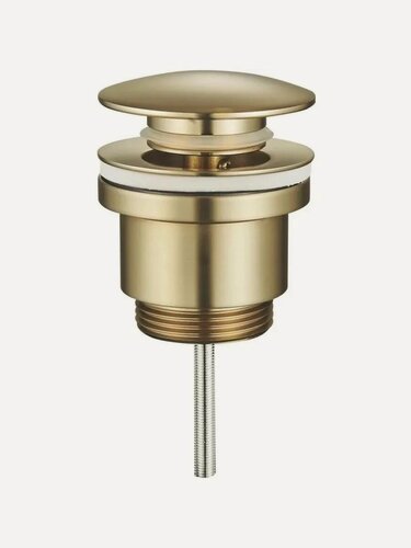 Изображение товара Донный клапан без перелива, золотой сатин