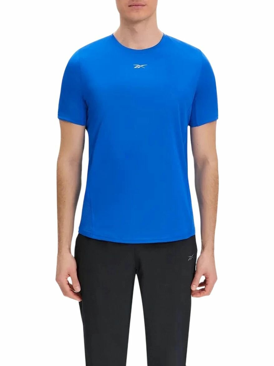 Футболка спортивная Reebok Running Ss Speedwick Tee размер L INT синий