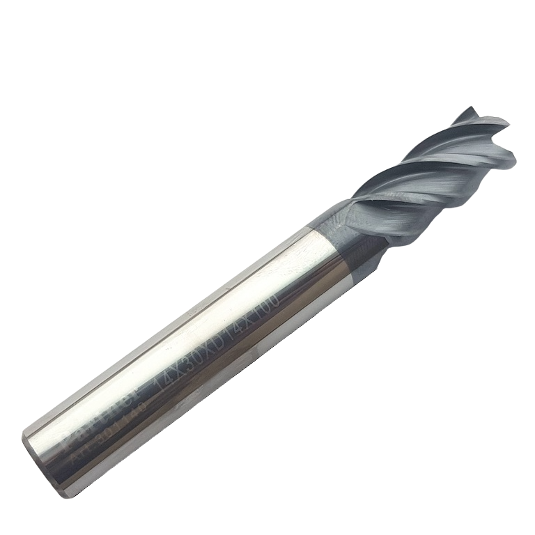 Фреза концевая твердосплавная по нерж, 14X30XD14X100, 4-х перая, AlTiN, 35гр, Partner 301140 (Серия 301)