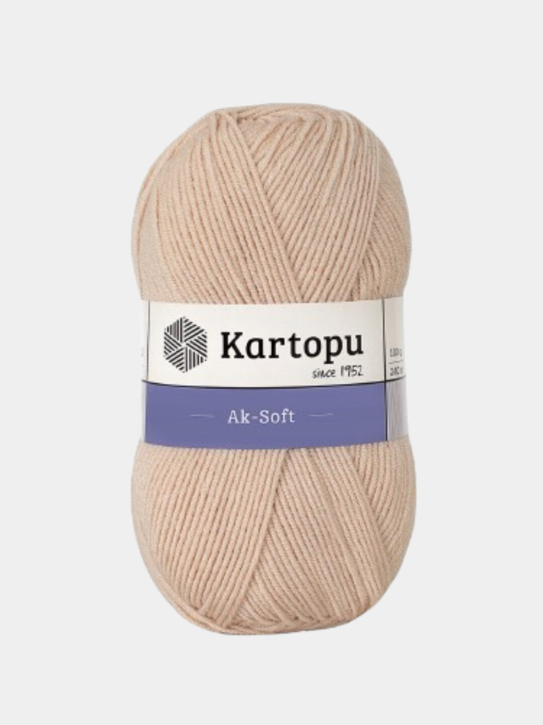 Пряжа Kartopu Ak-Soft гипоаллергенная, акриловая, 100 г, 250 м