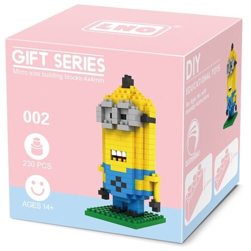 Конструктор LNO Мультяшный персонаж-2 230 деталей NO. 002 Cartoon character-2 Gift Series