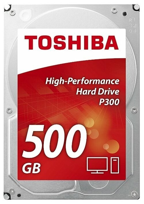 Жесткий диск 3.5" Toshiba P300 500 ГБ (HDWD105UZSVA)