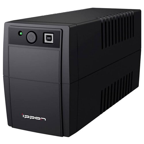 Интерактивный ИБП IPPON Back Basic 1050 IEC черный 600 Вт ибп ippon back basic 1050 1050va 600w rj 11 usb 3 iec