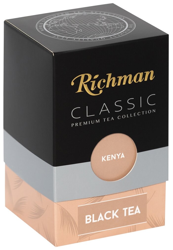 Чай Richman Classic черный листовой, 100г кения, картонная коробка - фотография № 2