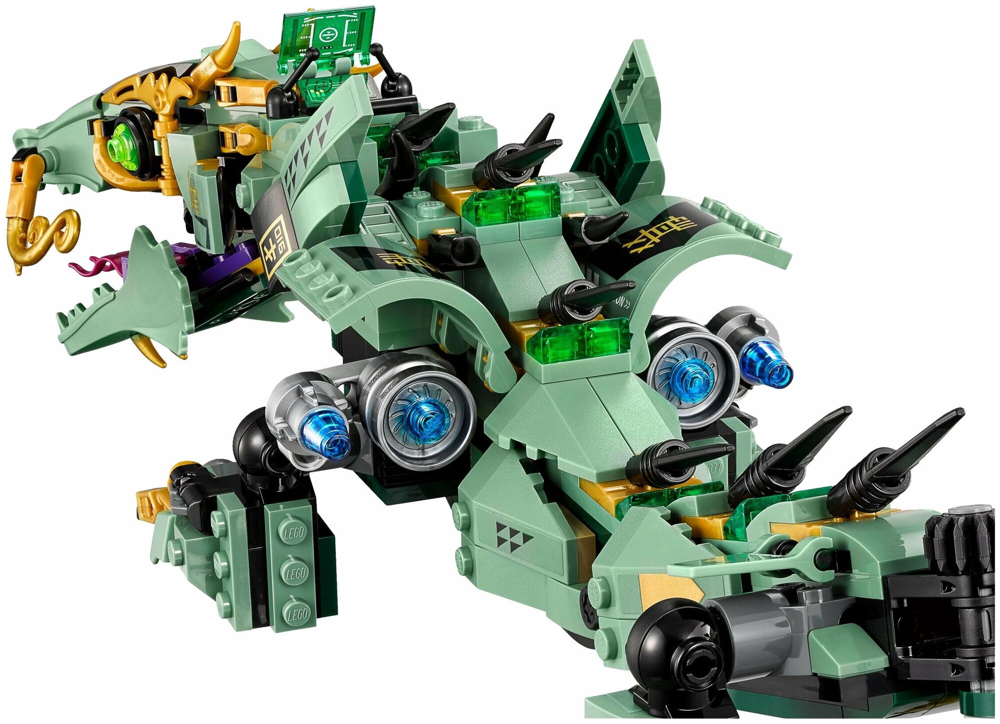 LEGO NINJAGO Механический Дракон Зелёного Ниндзя - фото №7